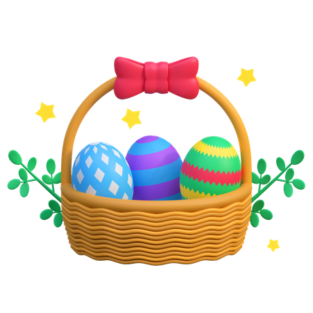 Egg Basket  3D Icon