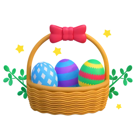 Egg Basket  3D Icon