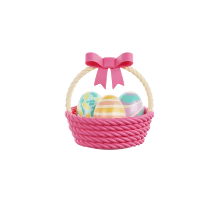 Egg Basket  3D Icon