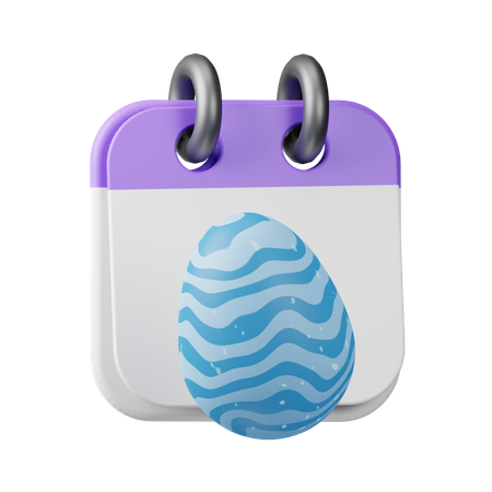 Egg Calendar  3D Icon