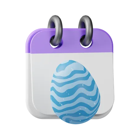 Egg Calendar  3D Icon