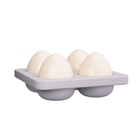 Egg Carton  3D Icon