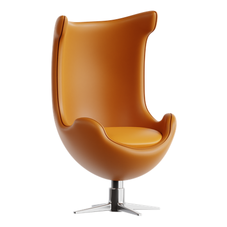 Egg chair  3D Icon
