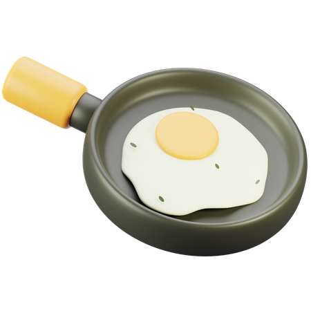 Egg Cooking  3D Icon