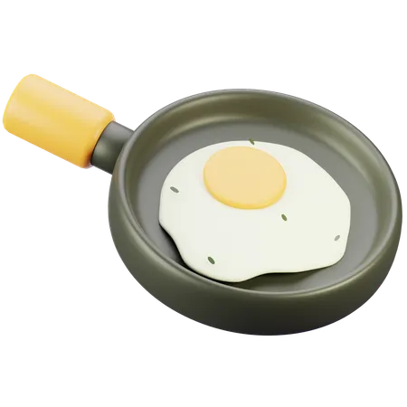 Egg Cooking  3D Icon