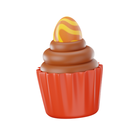 Egg Cupcake  3D Icon