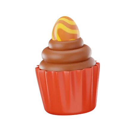 Egg Cupcake  3D Icon