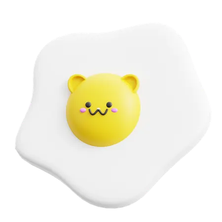 Egg Cute  3D Icon
