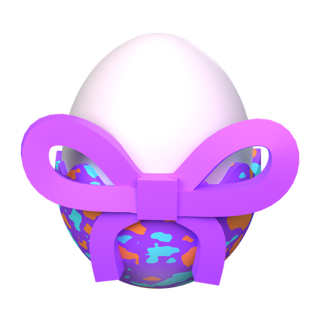Egg Gift  3D Icon