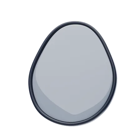 Egg Mirror  3D Icon