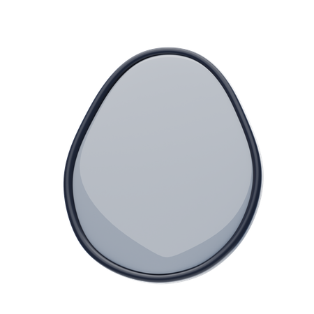 Egg Mirror  3D Icon