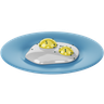 omlet 3d illustration