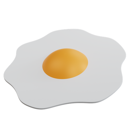 Egg Omelet  3D Icon