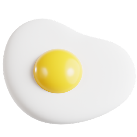 Egg Omelette  3D Icon