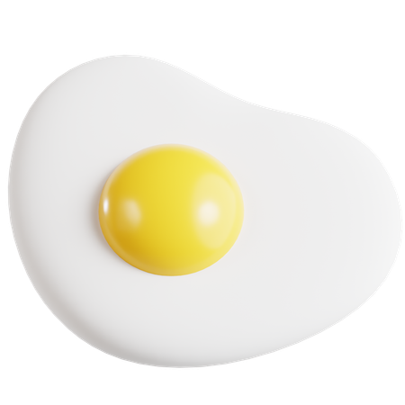Egg Omelette  3D Icon