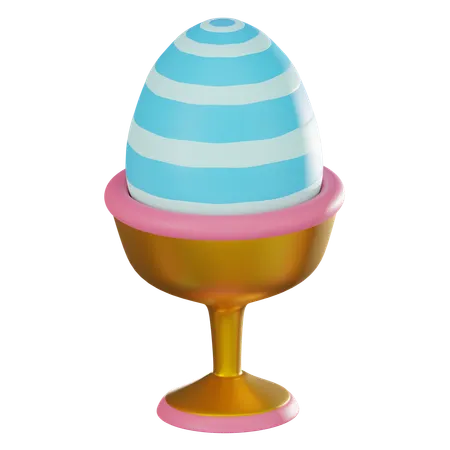 Egg On Cup  3D Icon