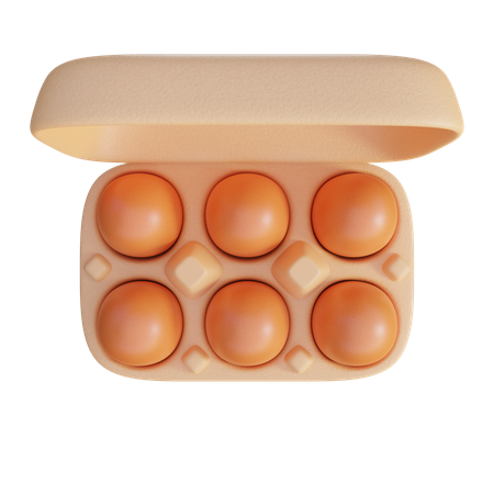 Egg plate  3D Icon