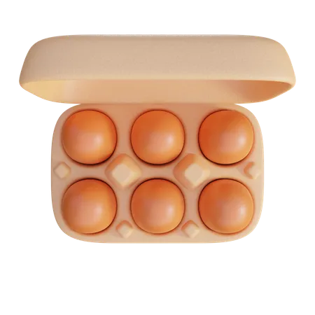 Egg plate  3D Icon