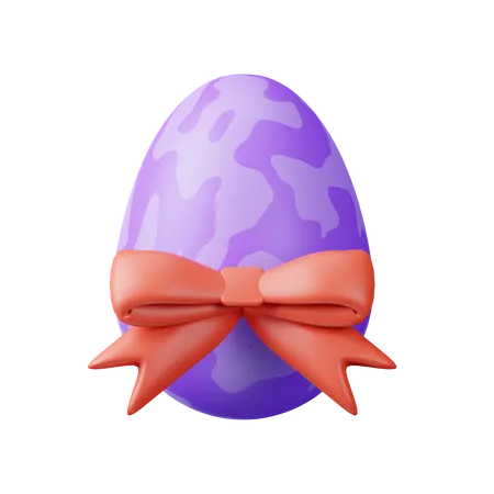 Egg Ribbon  3D Icon