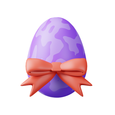 Egg Ribbon  3D Icon