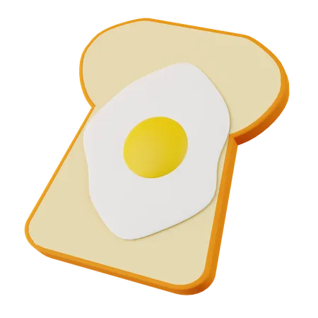 Egg Sandwich  3D Icon