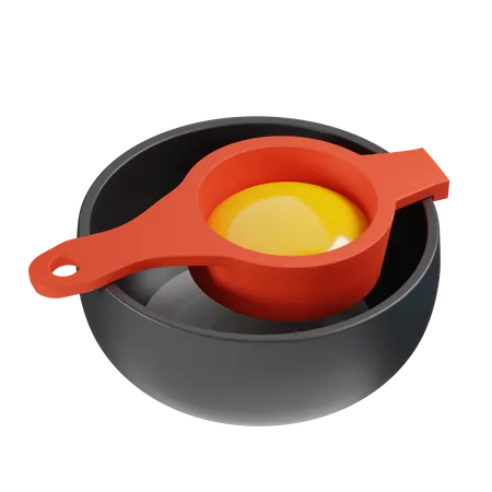 Egg Separator  3D Icon
