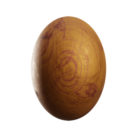 Egg Shape 3D Illustration