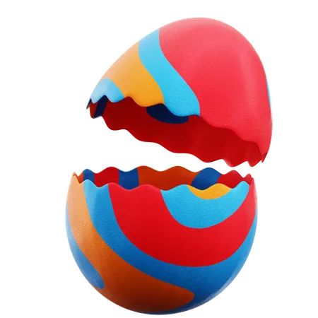 Egg Shell  3D Icon