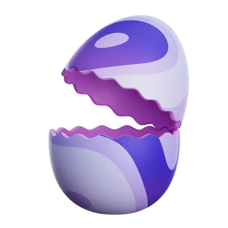 Egg Shell  3D Icon