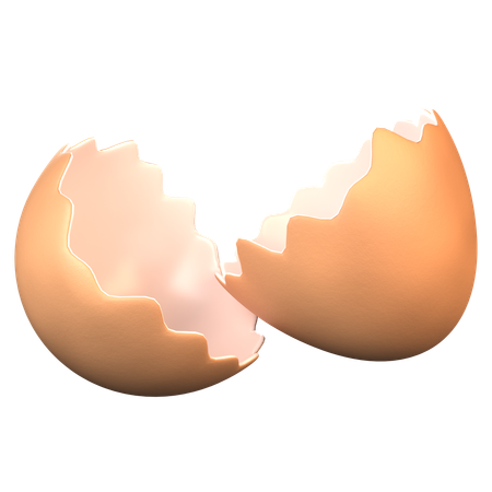 Egg Shell  3D Icon