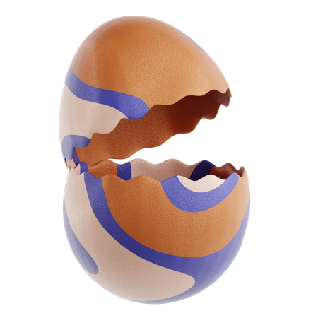Egg Shell  3D Icon