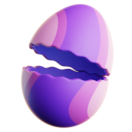 Egg Shell  3D Icon