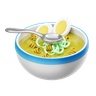 egg soup 3d images