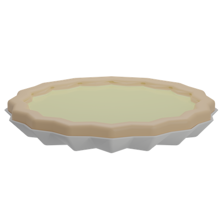 Egg Tart  3D Icon