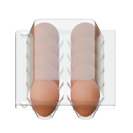 Egg Tray  3D Icon