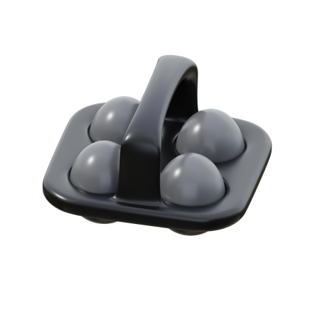 Egg Tray  3D Icon