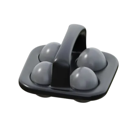 Egg Tray  3D Icon