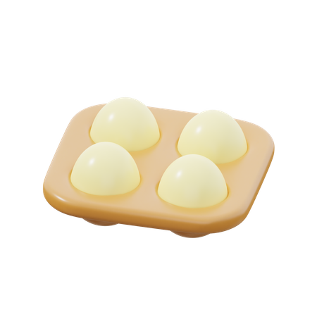 Egg Tray  3D Icon