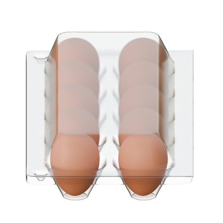 Egg Tray  3D Icon