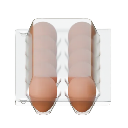 Egg Tray  3D Icon