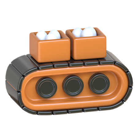 Egg Tray Machine  3D Icon