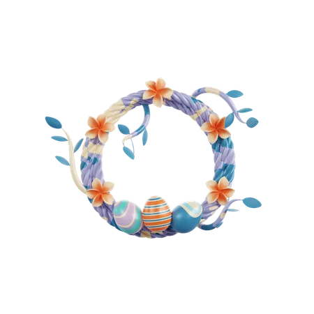 Egg Wreath  3D Icon