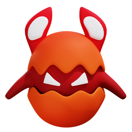 Eggbot Angry  3D Icon