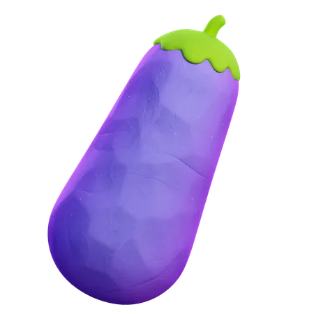 Eggplant Agriculture 3 D Icon 3D Icon