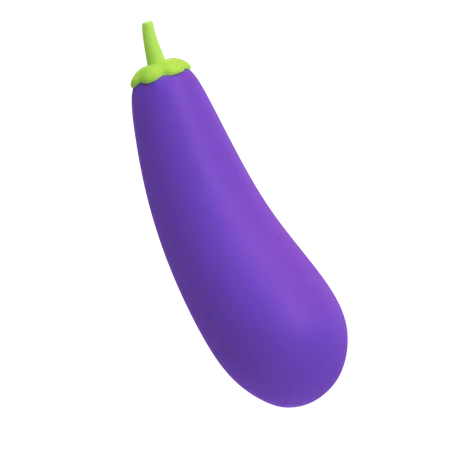 Eggplant  3D Illustration