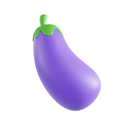 Eggplant  3D Icon