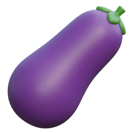 Eggplant  3D Icon