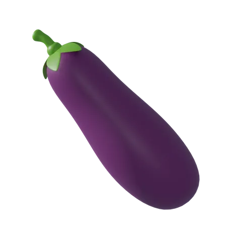 Eggplant  3D Icon