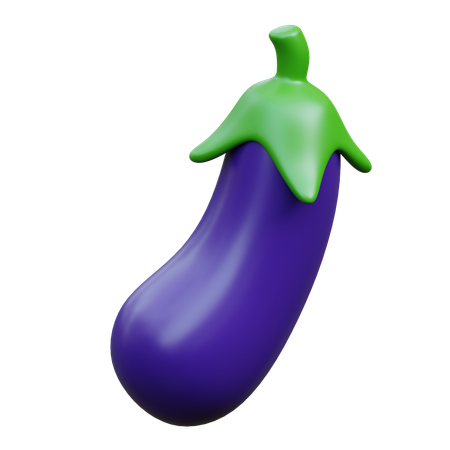 Eggplant  3D Icon