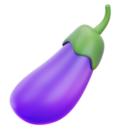 Eggplant  3D Icon